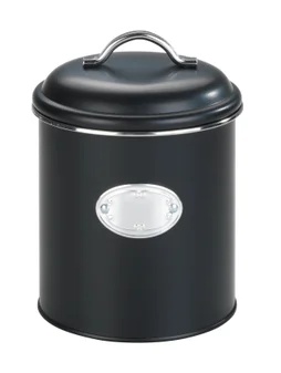 Boite de rangement décorative NERO, 1,6 ltre, noir