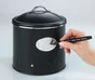 Boite de rangement décorative, NERO, 4 litres, noir