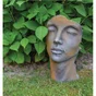 Visage homme effet demi-rouille H.53 cm