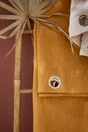 Rideau tamisant, Joey, l.140 x H.250 cm, coton ocre