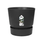 Pot Greenville a reserve d'eau Diam.19.5 L.19.5 x l.19.5 x H.18.4 cm noir