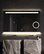 Miroir lumineux l.120 x H.70 cm Moonpick, Anti-buée, Variateur, grossissant