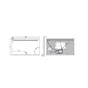 Miroir lumineux l.120 x H.70 cm Moonpick, Anti-buée, Variateur, grossissant