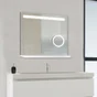 Miroir lumineux l.80 x H.70 cm Moonpick Anti-buée, Variateur, grossissant