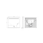 Miroir lumineux l.80 x H.70 cm Moonpick Anti-buée, Variateur, grossissant