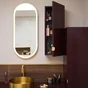 Miroir lumineux, l.40 x H.90 cm Solar