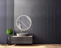 Miroir lumineux, l.75 x H.75 cm Diam.75 cm Solar