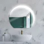 Miroir lumineux, l.55 x H.60 cm Eclipse