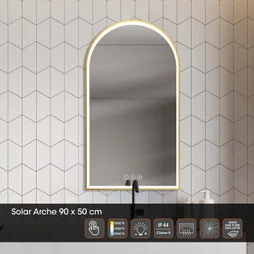 Miroir lumineux, l.50 x H.90 cm Solar
