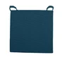 Galette de chaise Joy, bleu, l.40 x H.4 cm