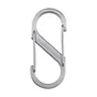 Mousqueton double entrée inox argenté 7cm 11kg nite ize