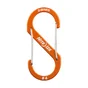 Mousqueton double entrée aluminium orange 9 cm nite ize
