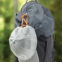 Mousqueton double entrée aluminium orange 9 cm nite ize