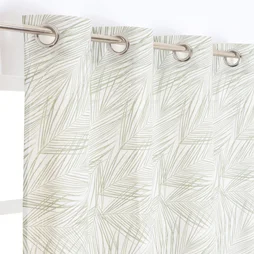Rideau tamisant Ianna vert 135 x 260 cm