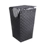 Panier à linge en polypropylène, SENSEA, 60L l.33 x H.55 x P.33 cm gris foncé
