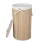 Panier à linge en bambou, SENSEA, 60L H.60 X l.35 X P.35 cm