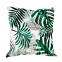 Coussin deperlant imprime 45x45cm jungle forest