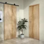 Bloc-porte Cali chene, H.204 x l.73 cm, reversible