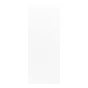 Porte coulissante MDF Cali blanche, H.204 x l.83 cm
