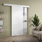 Porte coulissante MDF Cali blanche, H.204 x l.83 cm