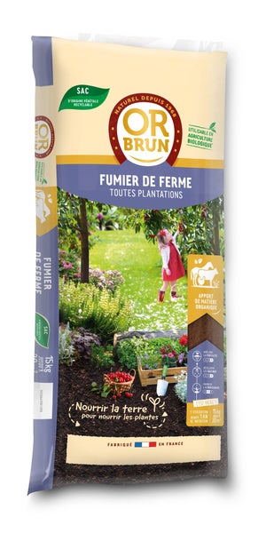 Fumier naturel OR BRUN, 15 Kg