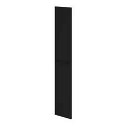 Porte noir mat l.30 x H.172.9 cm Remix