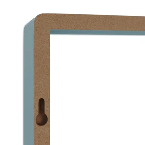 Lot de 3 étagère cube bleu mat, L.28 x H.10 x P.10 cm, Ep.15 mm