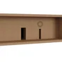 Etagère murale vert mat, L.23 x H.3.8 x P.23.5 cm, Ep.38 mm
