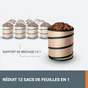 Aspirateur souffleur broyeur sur batterie WORX vendu sans batterie