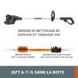 Nettoyeur de terrasse WORX WG441.9 20V