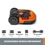 Robot tondeuse connecté WORX PLUS Wr147e.1, 1000 m², l. 20 cm