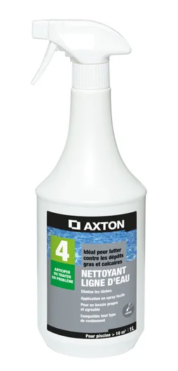 Nettoyant ligne d'eau piscine, AXTON, 1 litre