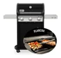 Barbecue et plancha au gaz, WEBER, noir