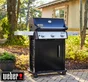 Barbecue et plancha au gaz, WEBER, noir