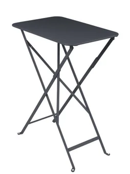 Table pliante FERMOB Bistro, 37 x 57 cm, carbone