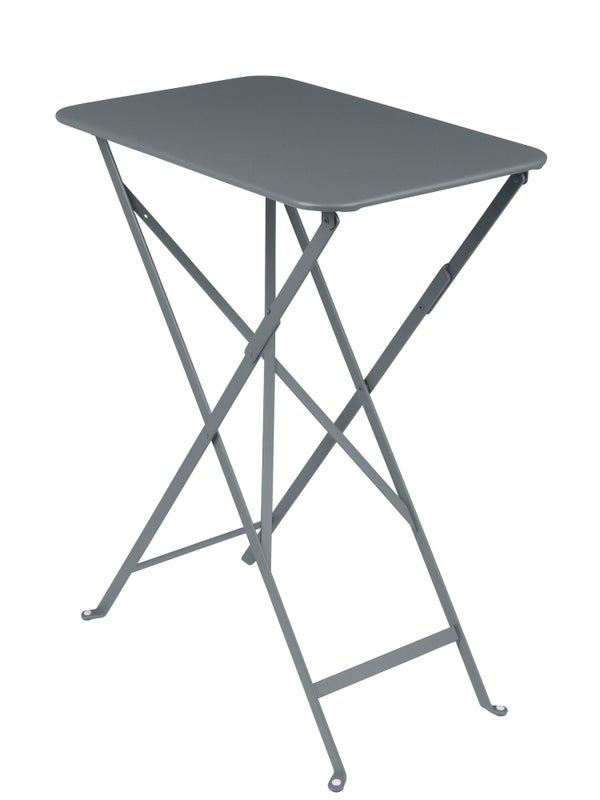 Table pliante FERMOB Bistro, 37 x 57 cm, gris orage