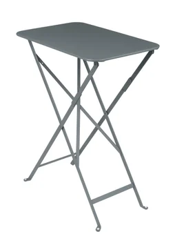 Table pliante FERMOB Bistro, 37 x 57 cm, gris orage