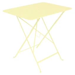 Table de jardin, FERMOB Bistro, 77 x 57 cm, citron givré