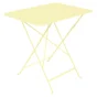 Table de jardin, FERMOB Bistro, 77 x 57 cm, citron givré