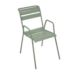 Fauteuil FERMOB Monceau, en acier, vert