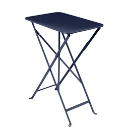 Table pliante, FERMOB Bistro, 37 x 57 cm, bleu abysse