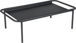 Table basse rectangulaire, FERMOB COOLSIDE, 1 personnes, noir