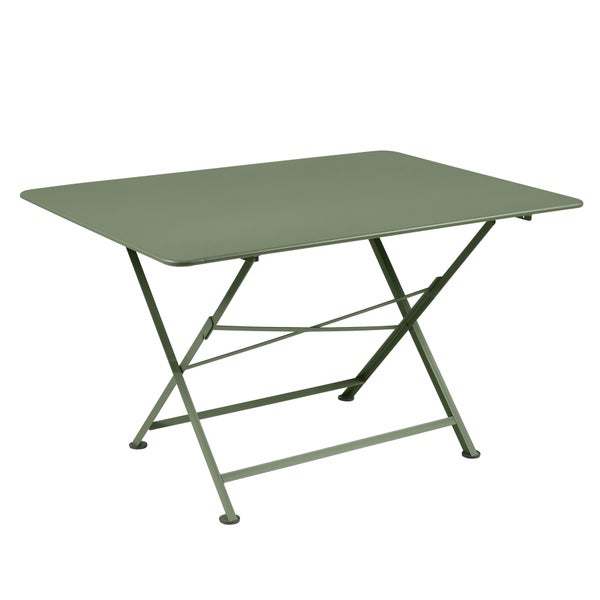 Table de jardin rectangulaire, FERMOB Cargo, 6 personnes, vert