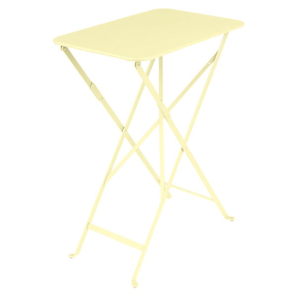Table pliante, FERMOB Bistro, 37 x 57 cm, citron givré