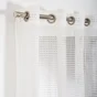 Voilage tamisant, Waska blanc l.140 x H.240 cm
