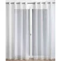 Voilage tamisant, Waska blanc l.140 x H.240 cm