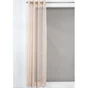 Voilage tamisant, Waska beige l.140 x H.240 cm