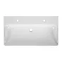 VASQUE REMIX 23 SIMPLE 2 ROBINETS LARGEUR 91 X PROF 49CM BLC CERAMIQUE