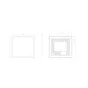 Miroir lumineux, l.80 x H.75 cm Swann