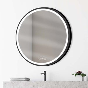 Miroir lumineux, Diam.90 cm Swann